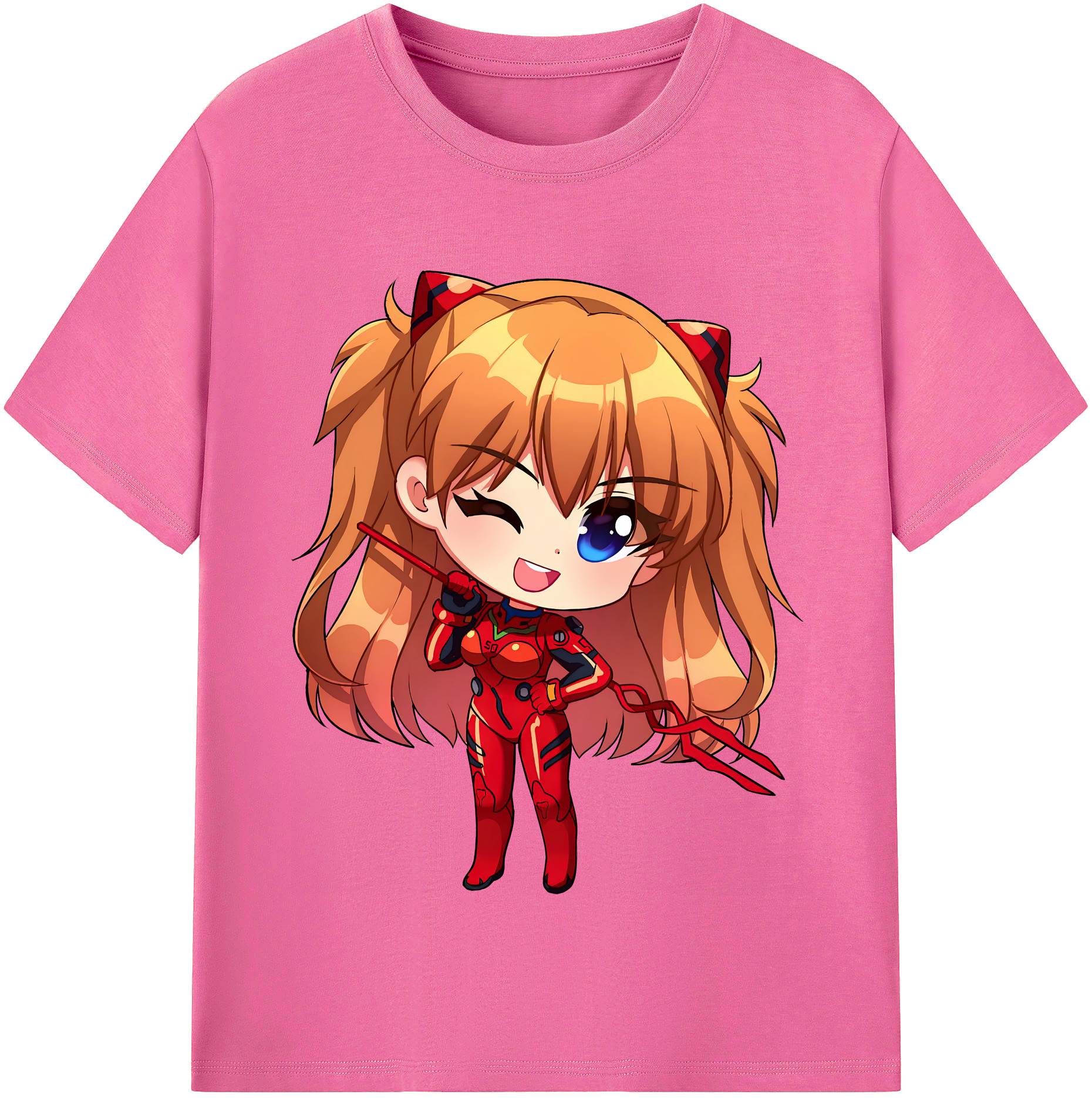 （画像用） EVA 新世紀エヴァンゲリオン レディースカジュアルプリントTシャツ（綿100％）